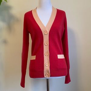 Saks Fifth Avenue Cashmere Cardigan Sweater - Sz S